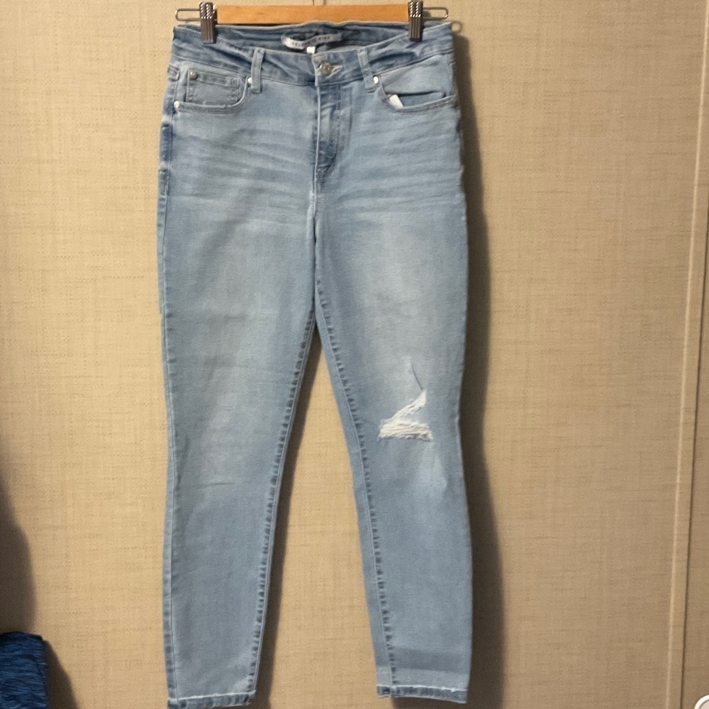 Celebrity Pink Light Blue Skinny Jeans